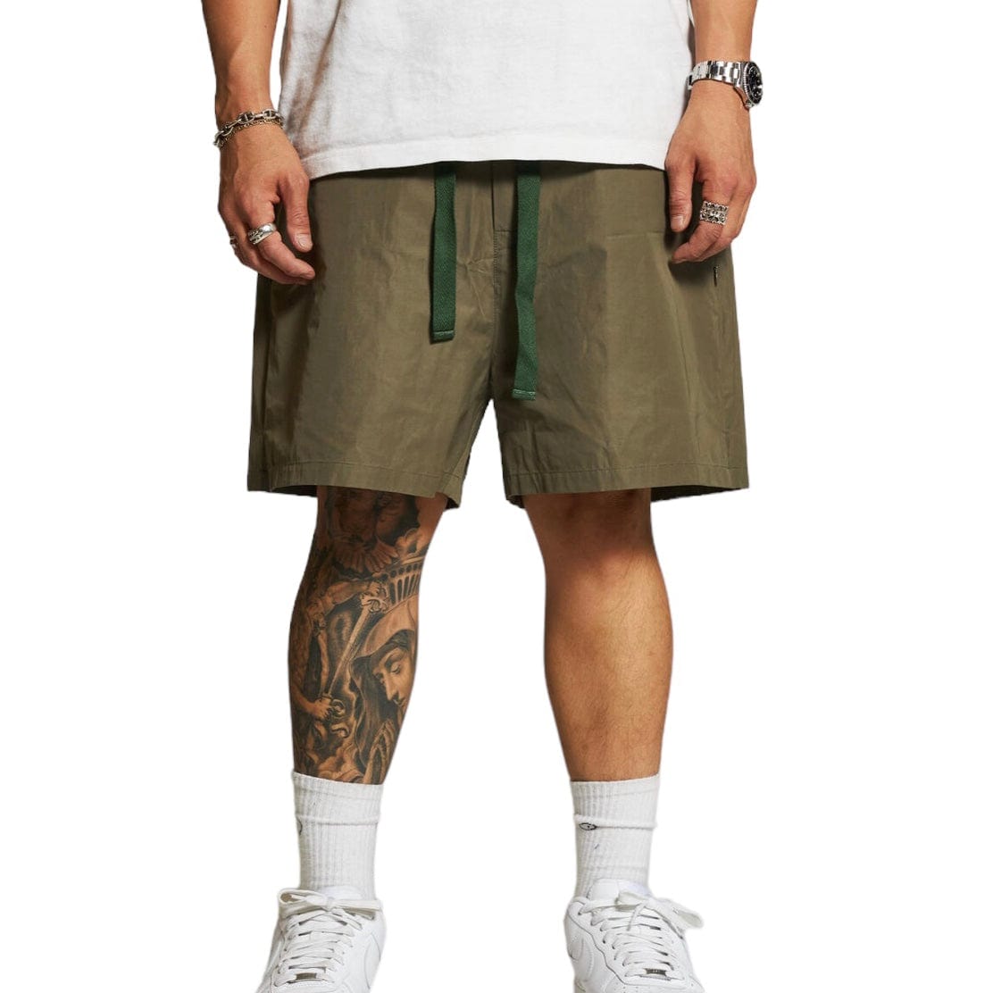 Crysp Boulder Shorts (Olive) CRYSPSUM24-007