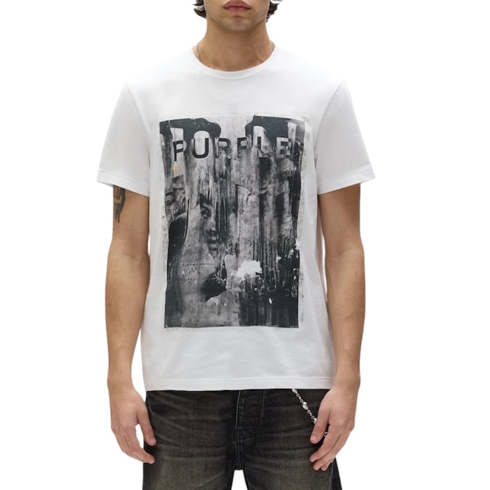 Purple Brand Parking Lot Tee (Brilliant White) P109-CWPL325