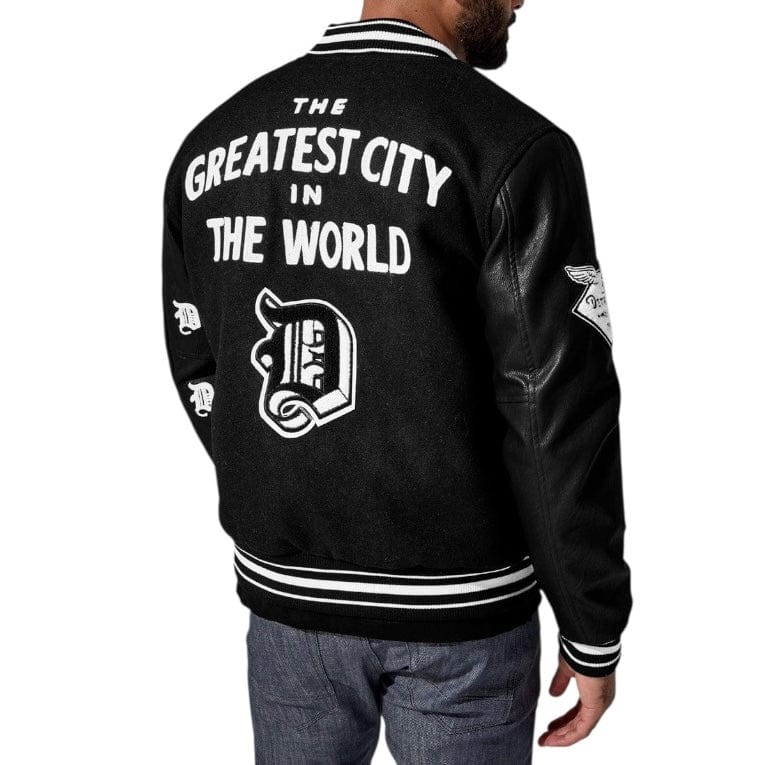Jordan Craig D-Town Varsity Jacket (Black) 91653