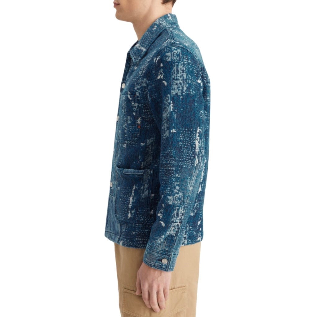 Scotch & Soda Jacquard Denim Workwear Jacket (Denim Jacquard) 178628