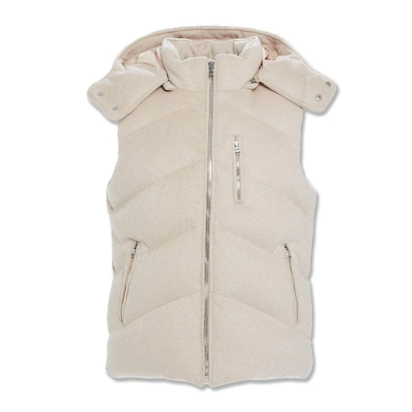 Jordan Craig Tahoe Wool Puffer Vest (Oatmeal) 91586V