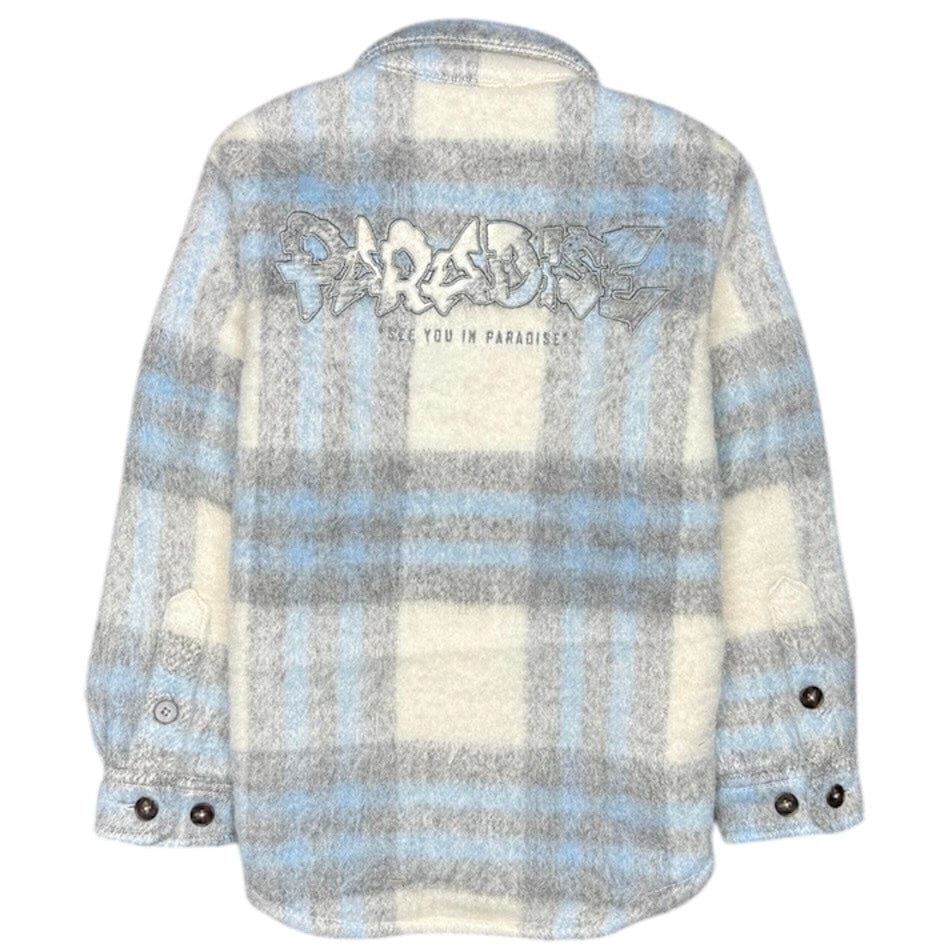 Kids Jordan Craig Vandal Flannel Shacket (Blue) 2562K