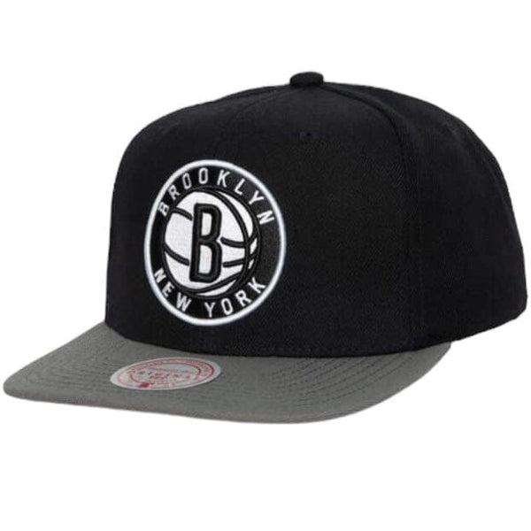 Mitchell & Ness Nba Brooklyn Nets Team 2 Tone 2.0 Snapback (Black/Grey)
