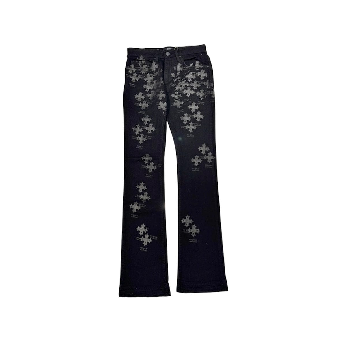 Boys See You In Paradise Stamp Stacked Denim (Black) JTF2293B