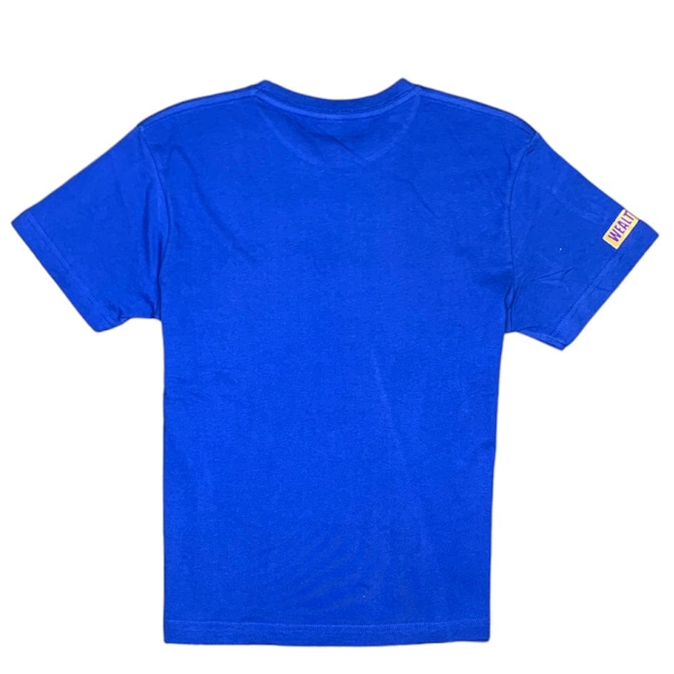 Kid's Wealthy T-Shirt (Royal/Gold/Purple) - WEA03