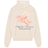 Undergold Dreamers Pegasus Boxy Hoodie (Cream)