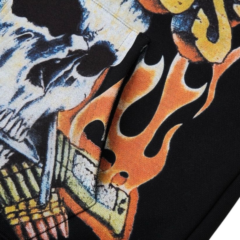 Campus Goods Peacekeeper Zip Up Hoodie (Black) CG-H25-043