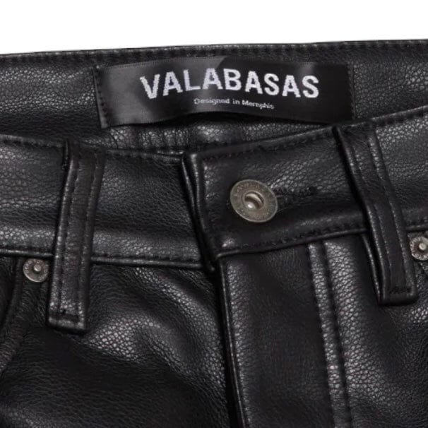 Valabasas Citing Skinny Leather Pants (Jet Black) VLBS-VJ2-1017