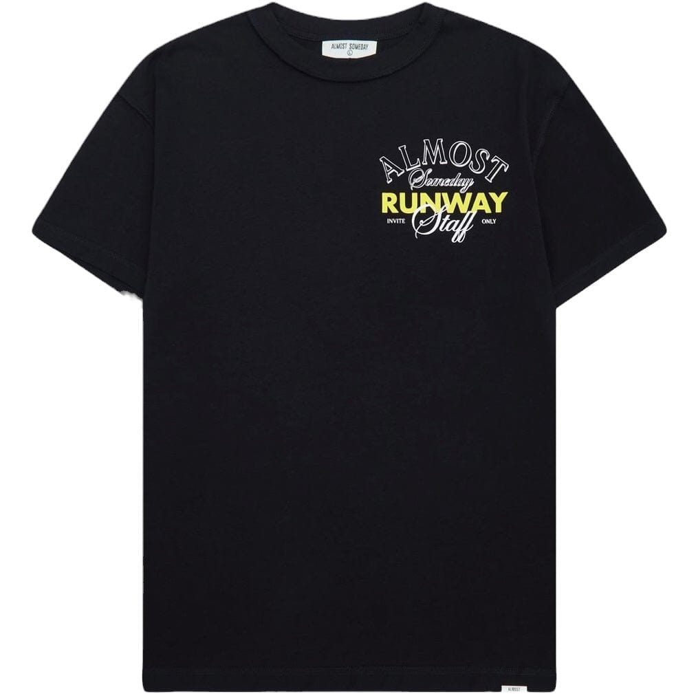 Almost Someday Runway Tee (Black) AS-H24-14