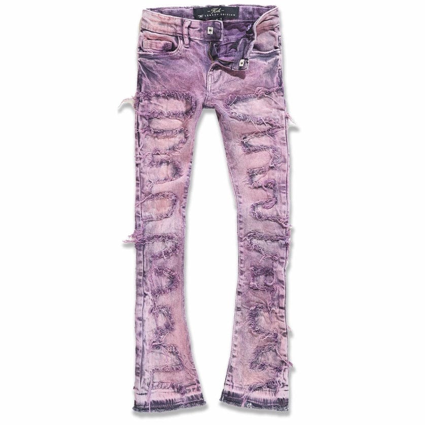 Kids Jordan Craig Stacked Oasis Denim (Blush) JTF1131K