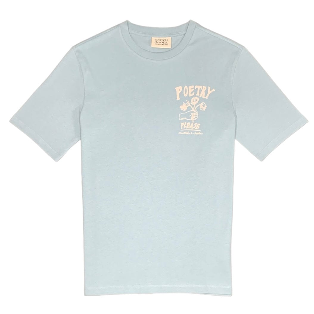 Scotch & Soda Poetry Please Tee (Pastel Blue) 178482