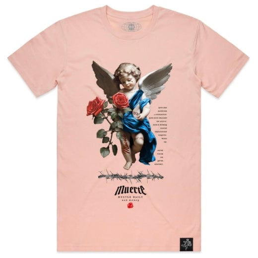 Hasta Muerte Hustle Daily Dreams To Chase T Shirt (Pale Pink)