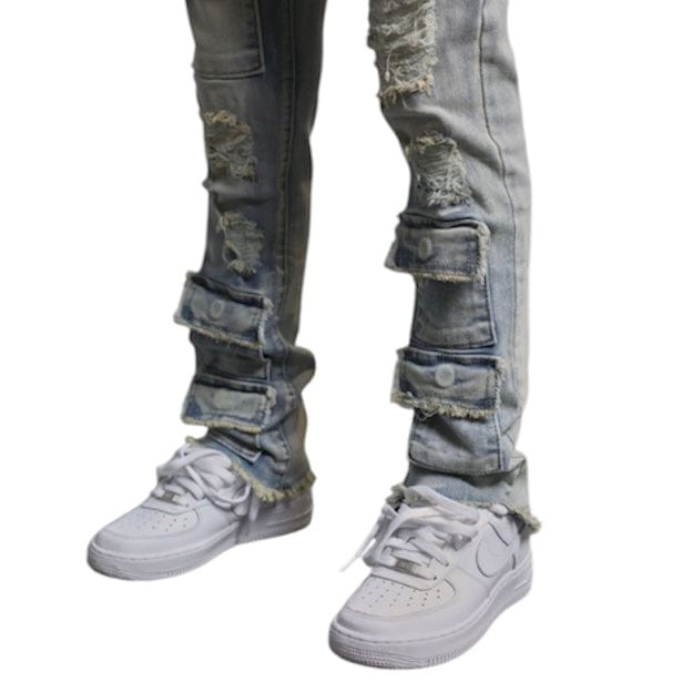 Kids Supply X Ajenda Luke Denim (Light Wash) AJK3029