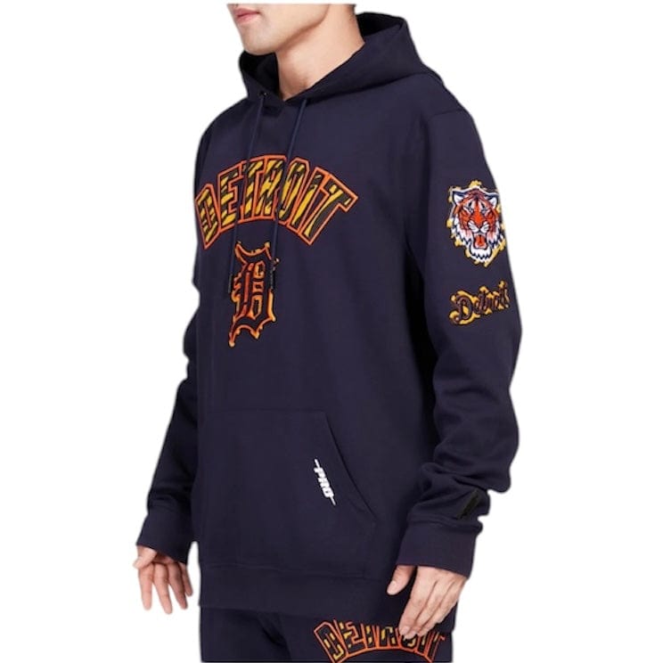 Pro Standard Detroit Tigers Animal Print Dk Po Hoodie (Midnight) LDT5312699