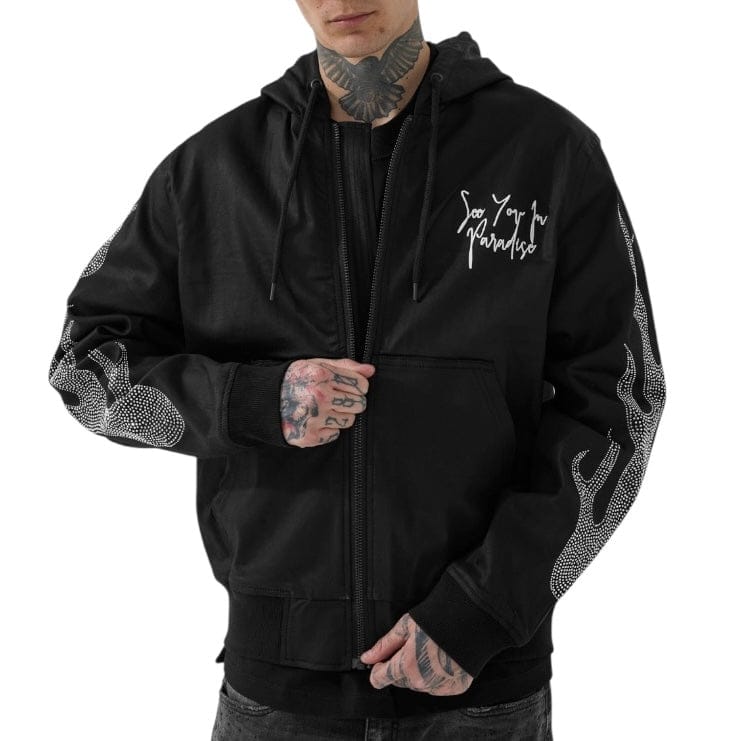 See You In Paradise Eternal Flame Hooded Work Jacket (Black) 91669A