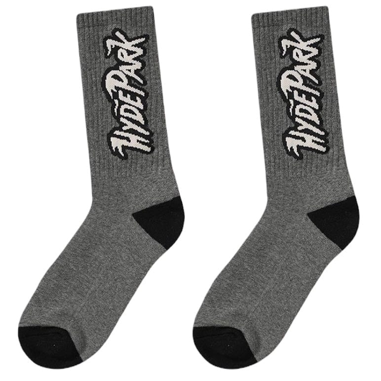 Hyde Park Logo Intarsia Sock (Night Fall)