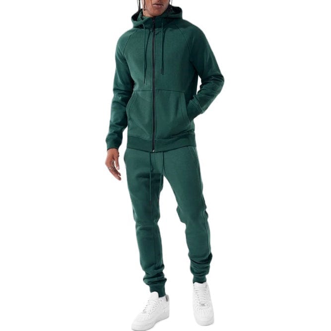 Jordan Craig Uptown Zip Up Hoodie (Hunter Green) 8860H