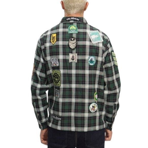 Valabasas Forge Button Down Shirt (Green/White/Black) VLBS-VBD2-1020
