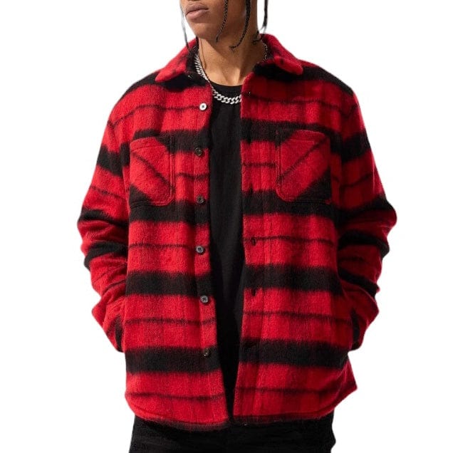 Jordan Craig Vandal Flannel Shacket (Buffalo Plaid) 2562