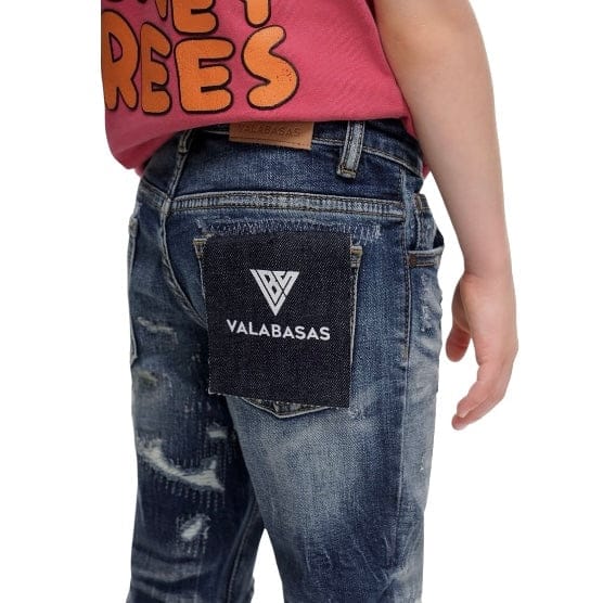 Kids Valabasas Viggo Skinny Denim (Light Wash) VPLAY1051