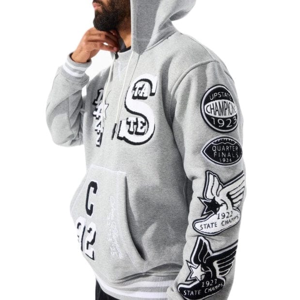 Jordan Craig State Champs Pullover Hoodie (Heather Grey) 8834H