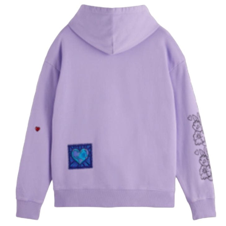 Scotch & Soda Burton Morris Artwork Hoodie (Bright Lavender) 180517