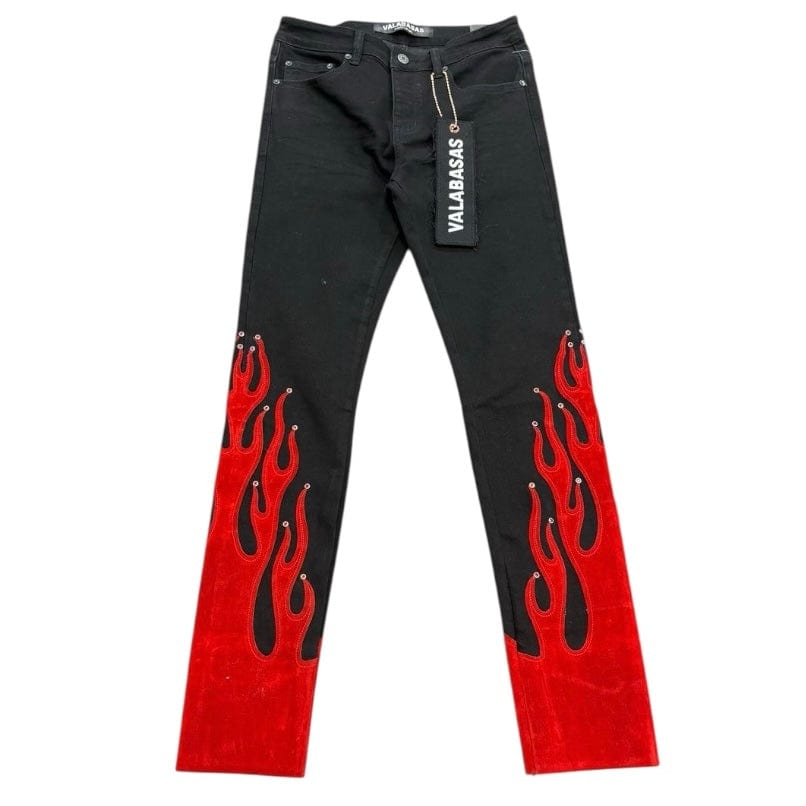 Valabasas Flareblaze Skinny Denim (Red/Black) VJ1-008