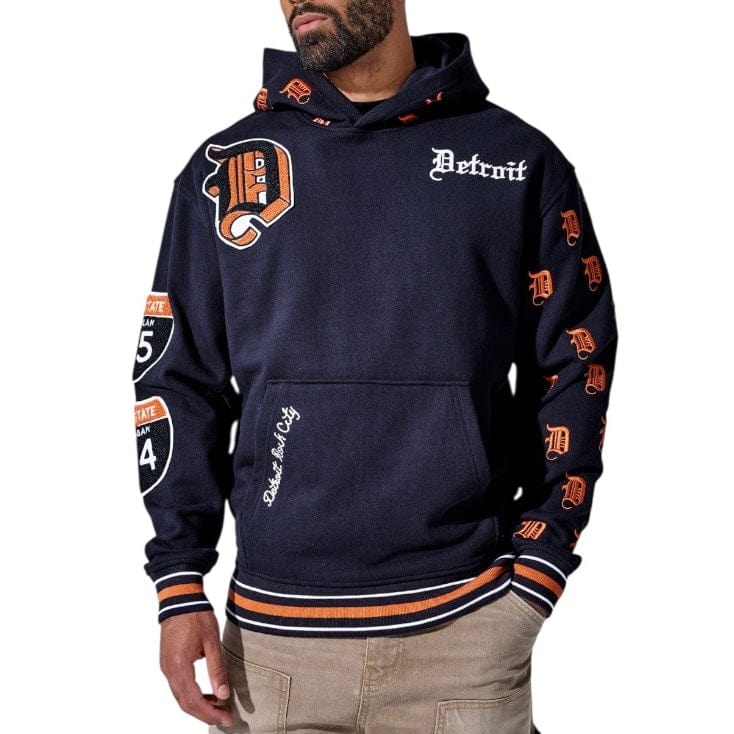 Jordan Craig 313 Pullover Hoodie (Tigers) 891655H