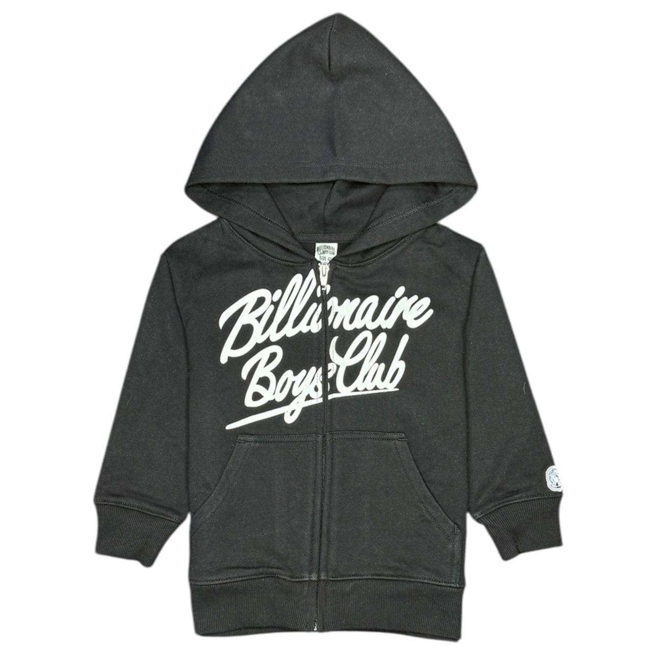 Kids Billionaire Boys Club BB Og Zip Front Hoodie (Black) 853-1302