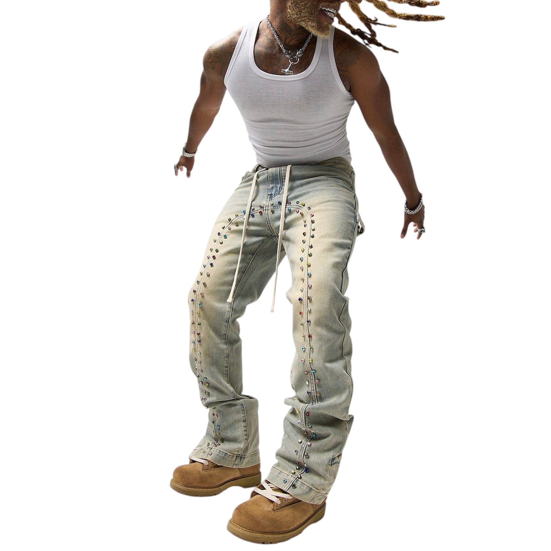 Duaa Alignment Denim (Mineral)