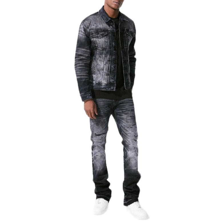 Jordan Craig Desperado Denim Trucker Jacket (Black Shadow) JJ351R