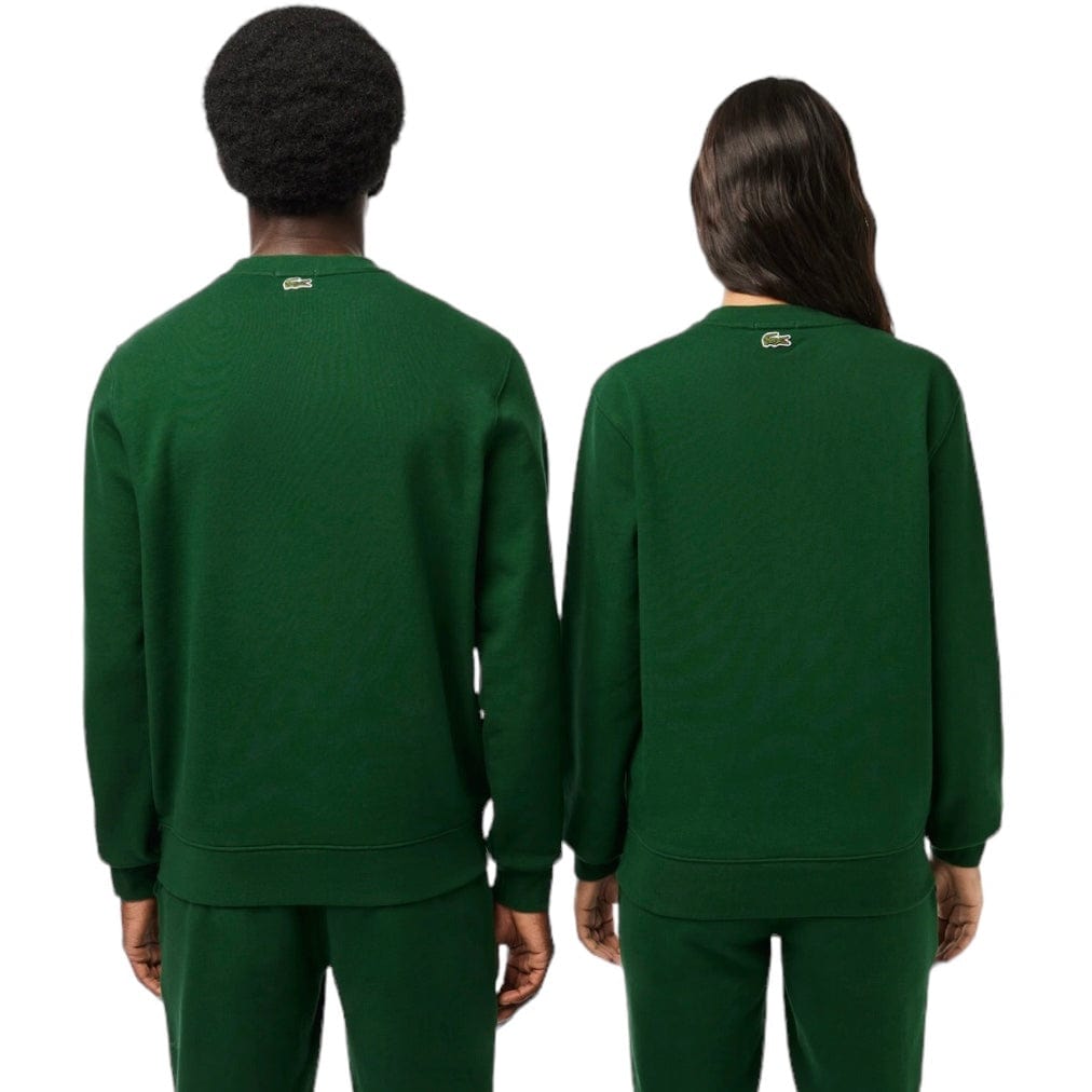 Lacoste Cotton Fleece Branded Jogger Sweatshirt (Green) SH1228-51