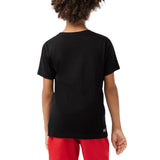 Kids Lacoste Sport Oversized Croc T Shirt (Black/Orange) TJ2910-51