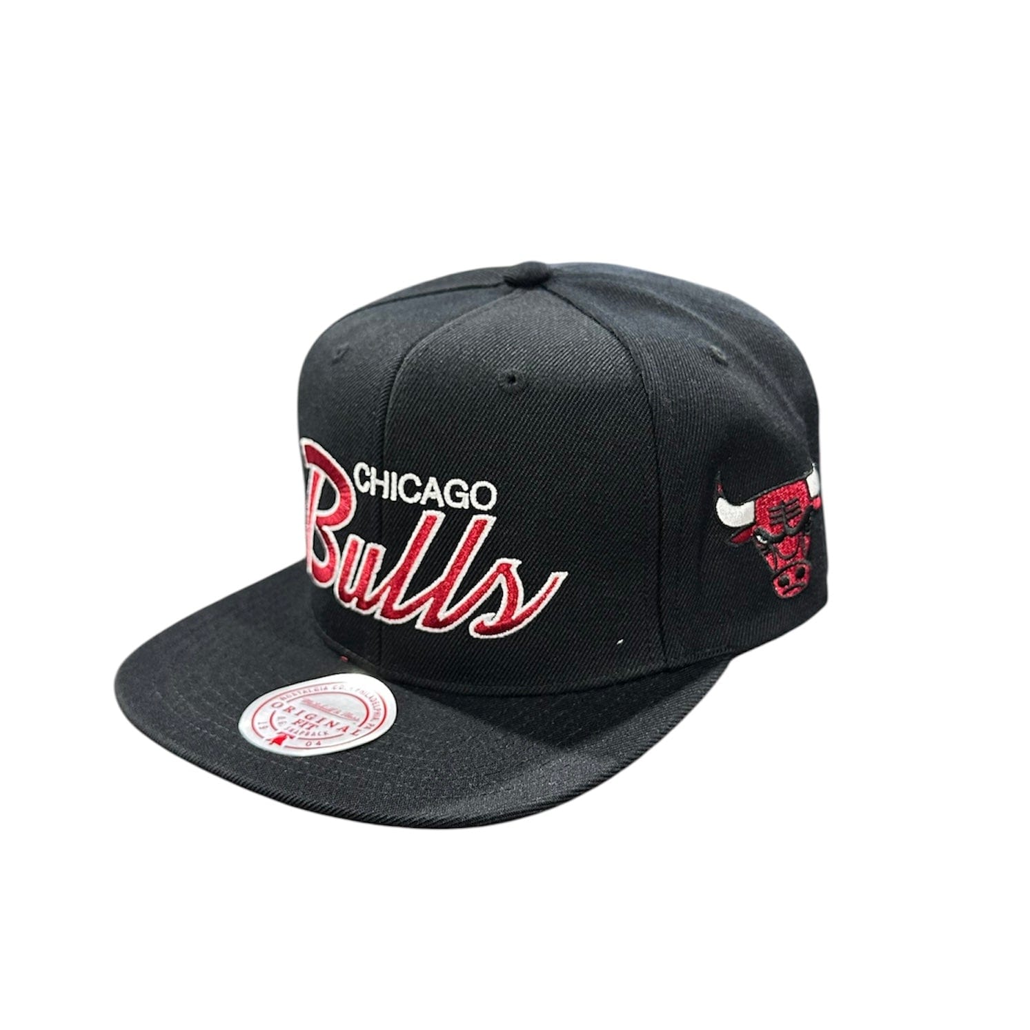 Mitchell & Ness NBA Chicago Bulls Team Script 2.0 Snapback (Black)