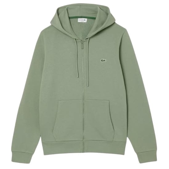Lacoste Classic Fit Zip-Up Fleece Sweatshirt (Green) SH9809-51