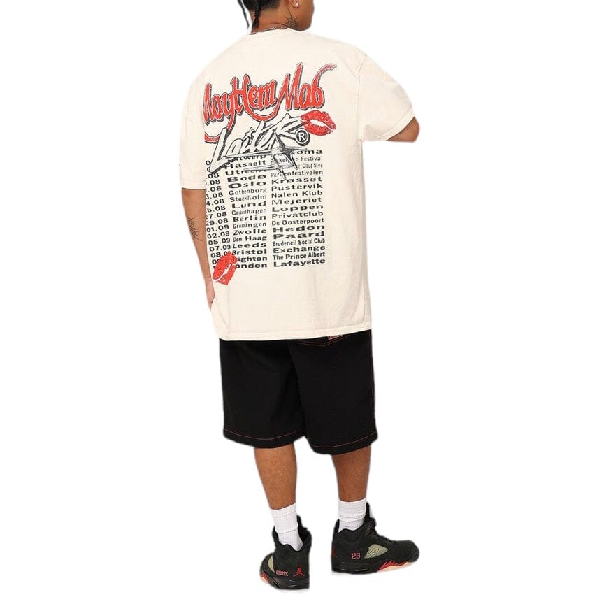 Loiter Mayhem Mob Vintage Tee (Off White)