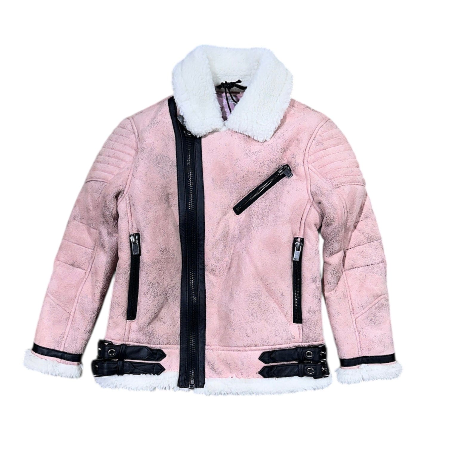 Kids Jordan Craig Denali Shearling Jacket (Pink) 91312K