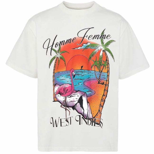 Homme Femme Private Island Tee (White) HFSS202475-2