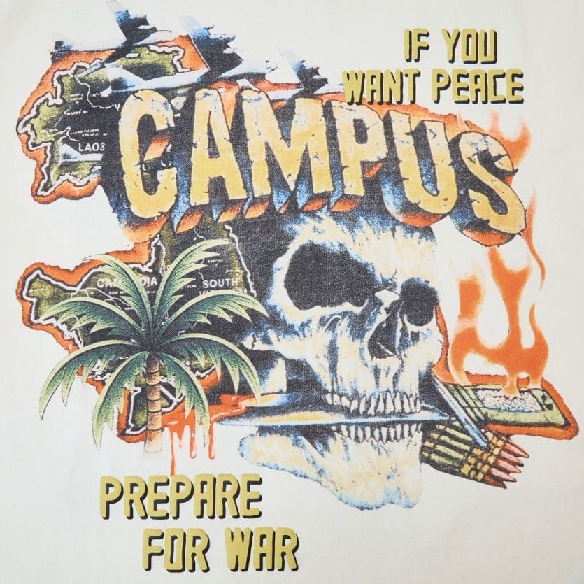 Campus Goods Peacekeeper Tee (Cream) CG-H25-040
