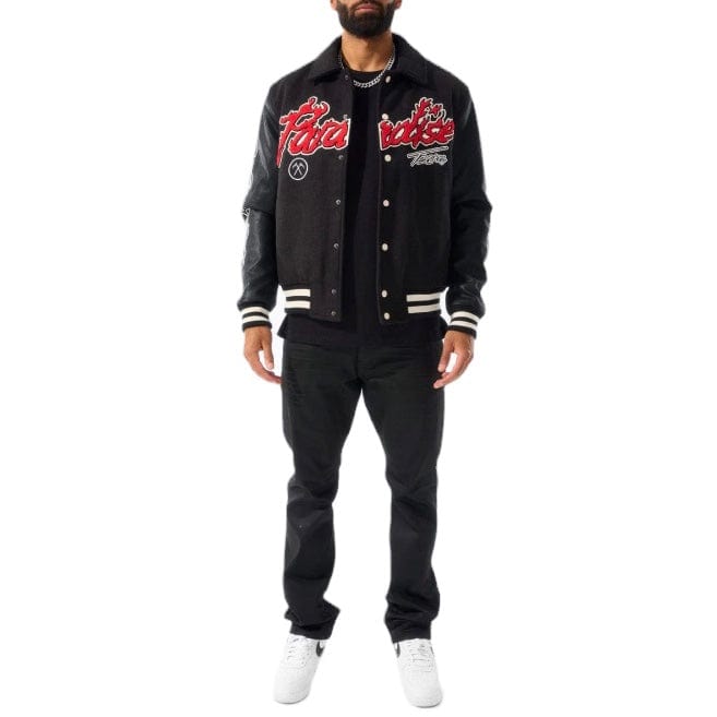 Jordan Craig Paradise Tour Varsity Jacket (Black) 91632