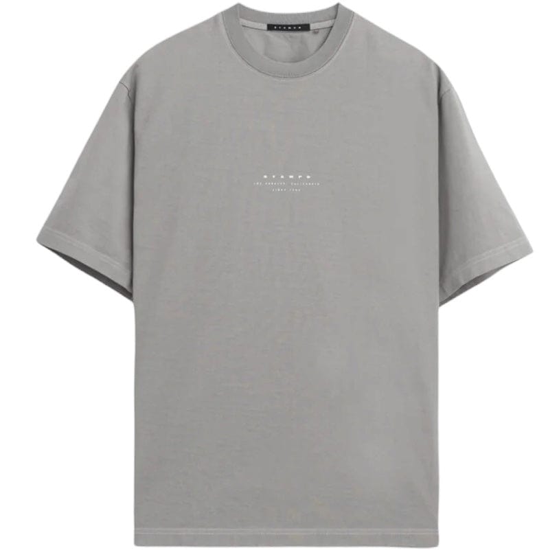 StampD Strike Stack Logo Relaxed Tee (Garment Dye Smoke)