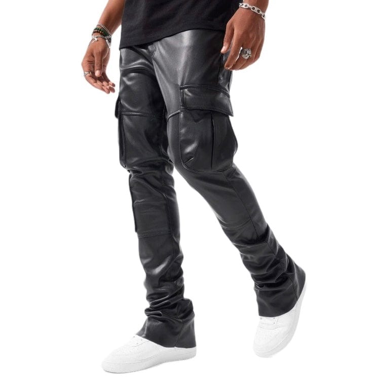 Jordan Craig Ross Stacked Billie Jean Cargo Pants (Black) JRF9379