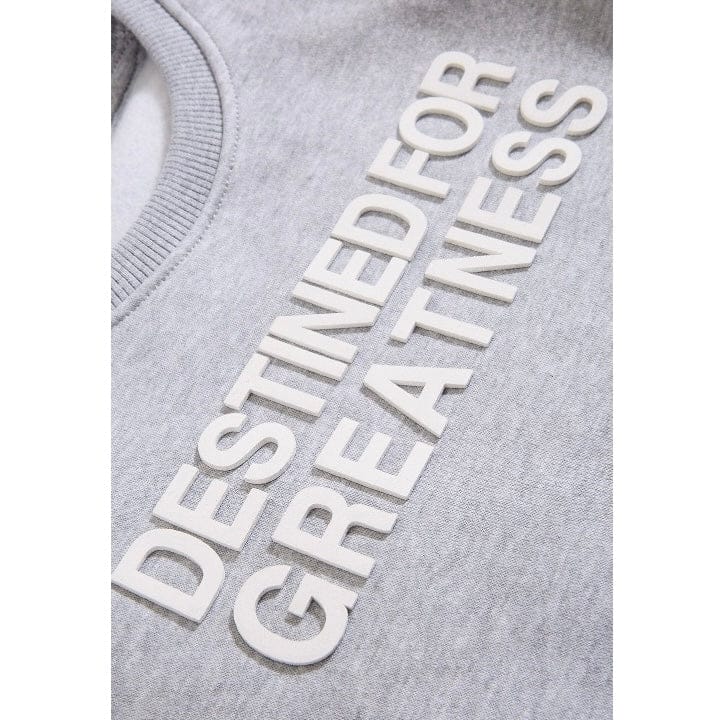 Boys Destined For Greatness Crewneck Sweatshirt (Heather Grey)