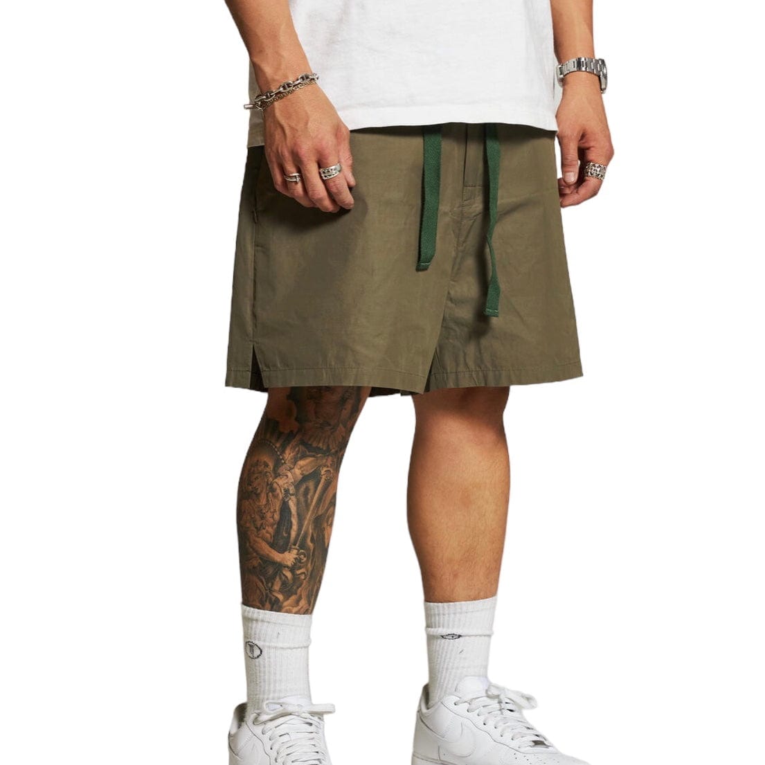 Crysp Boulder Shorts (Olive) CRYSPSUM24-007