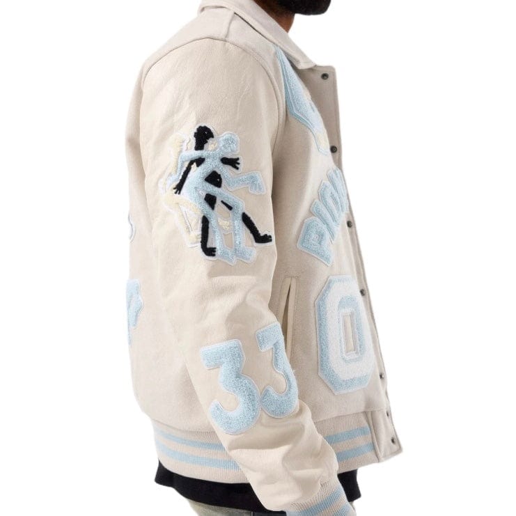 Jordan Craig Pioneers Varsity Jacket (Cream) 91650