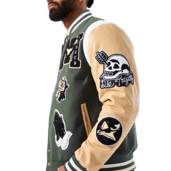 Jordan Craig Fallen Angels Varsity Jacket (Pine) 91647