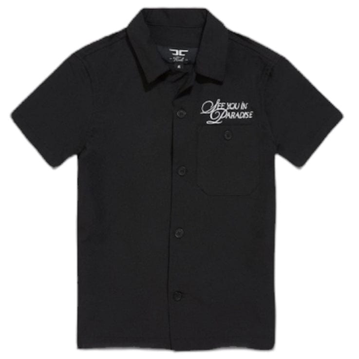 Boys Jordan Craig Oakland Mechanic Short & Shirt Set (Black) 2061B-2061SB