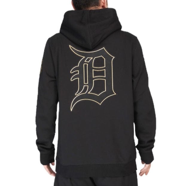 Pro Standard Detroit Tigers Black & Gold DK Pullover Hoodie (Black)