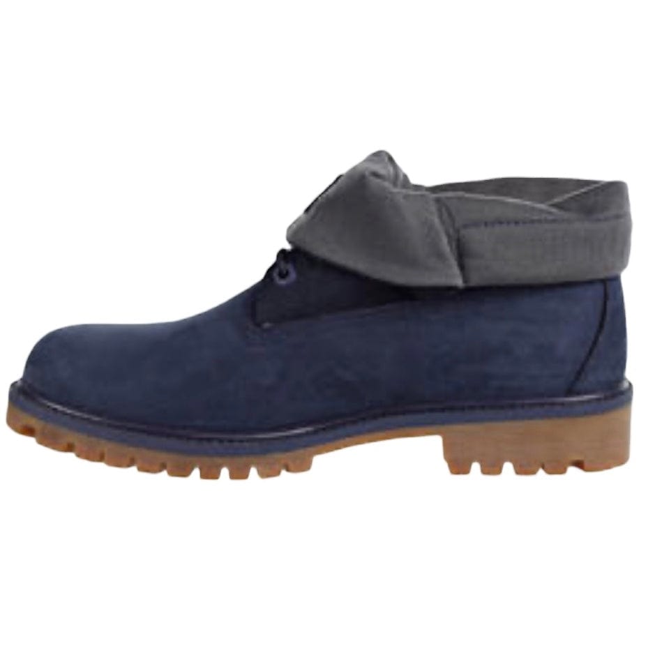 Timberland Heritage Roll Top Boots (Navy Nubuck)