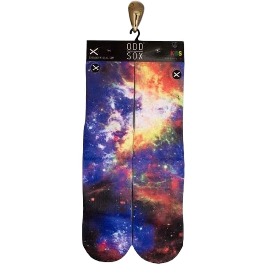 Kids Odd Sox Nebula Socks 3y-10y (Purple/Multi)